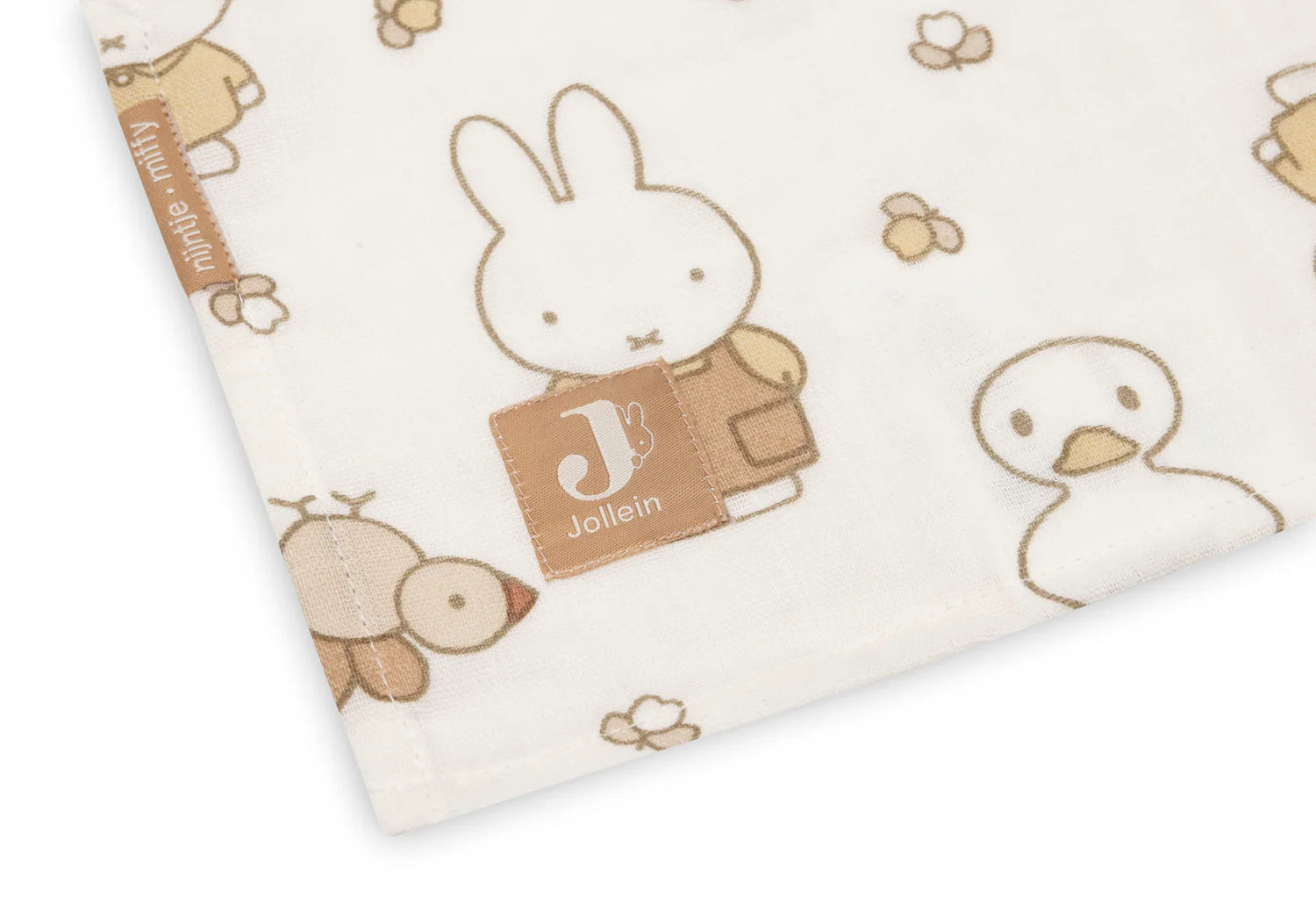 Mullwindeln Hydrophil 115x115cm - Miffy Family Farm - 2 Stück