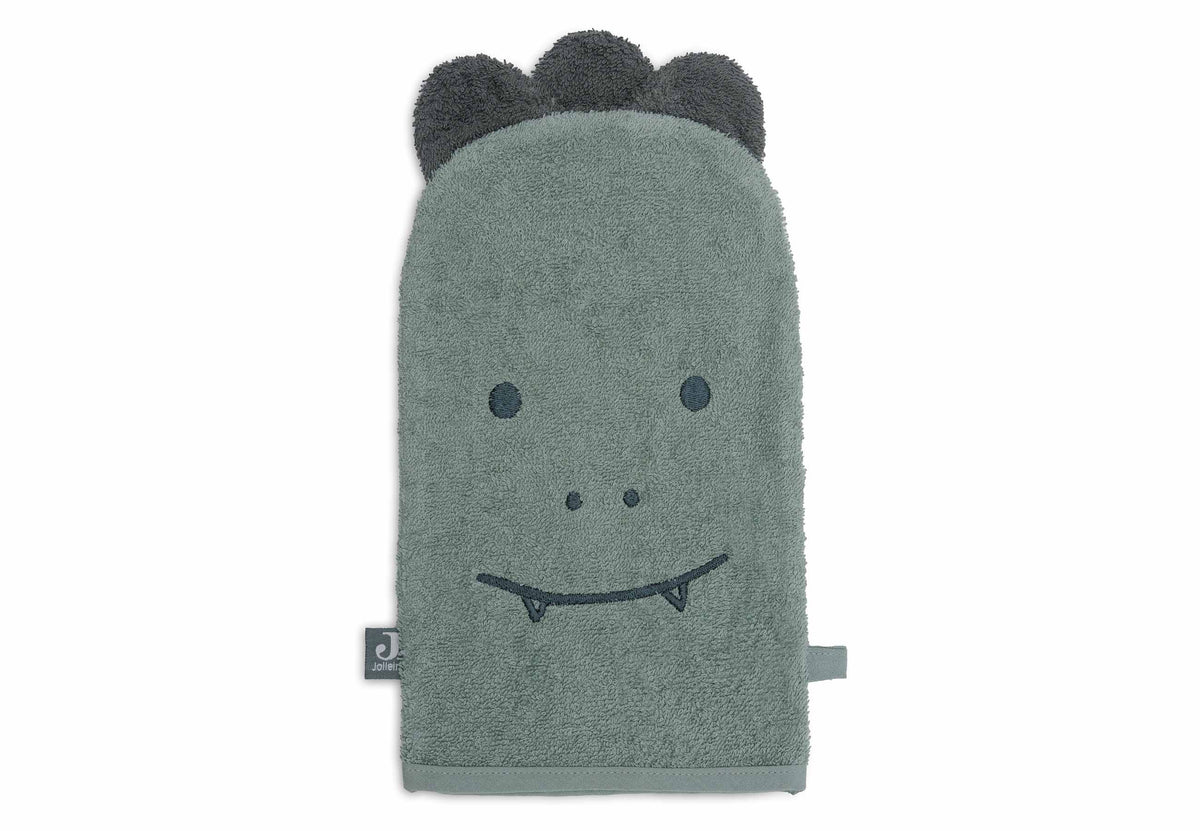 Waschlappen Frottee -Jungle Jambo-Ash Green-von Jollein