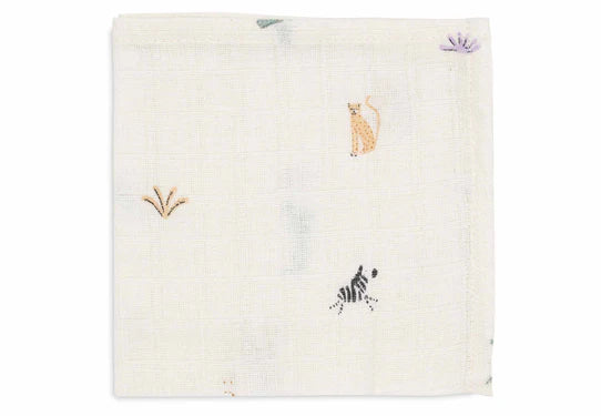 Spucktücher Hydrophil 31x31 cm-3 Stück-Jungle Jambo- von Jollein