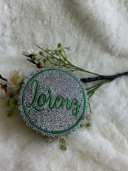 Name als Klettie Magnetpatch Aufnäher Aufbügeln Anhänger