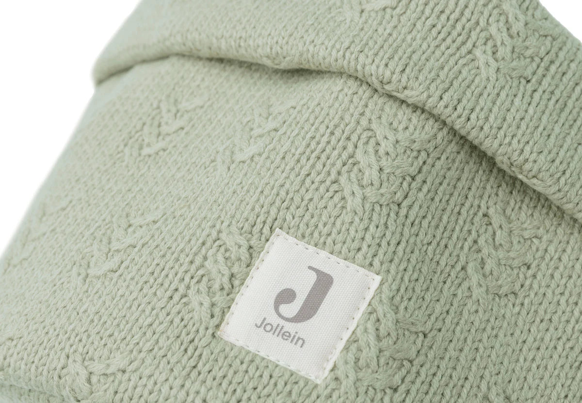 Pflegekörbchen- Grain Knit-Olive Green- von Jollein