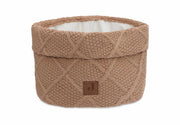 Pflegekörbchen- Check Knit- Biscuit- von Jollein