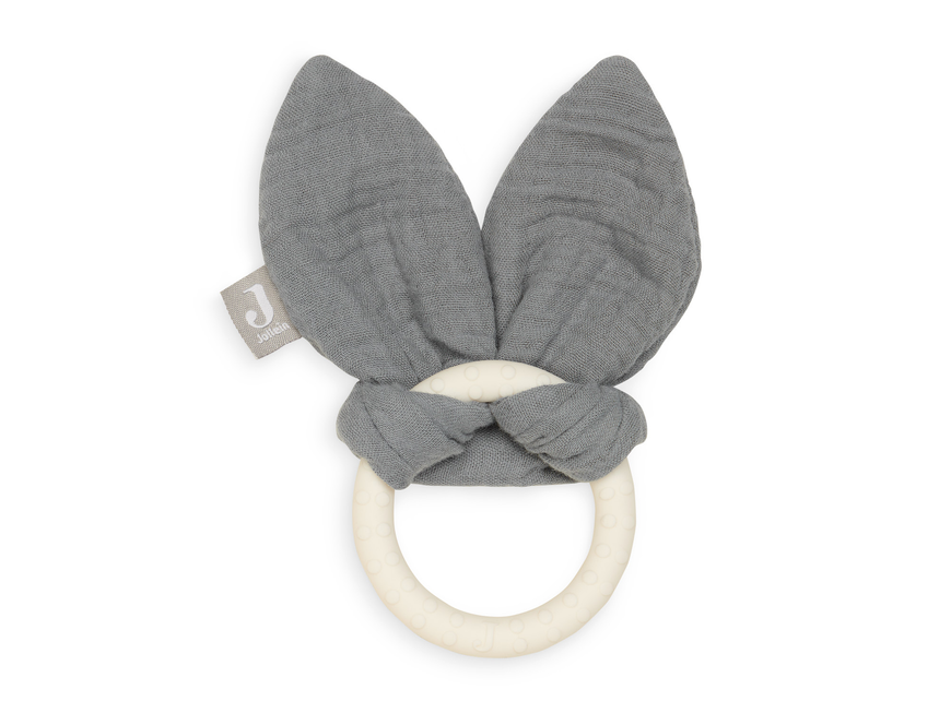Beißring-Bunny Ears- grey- von Jollein
