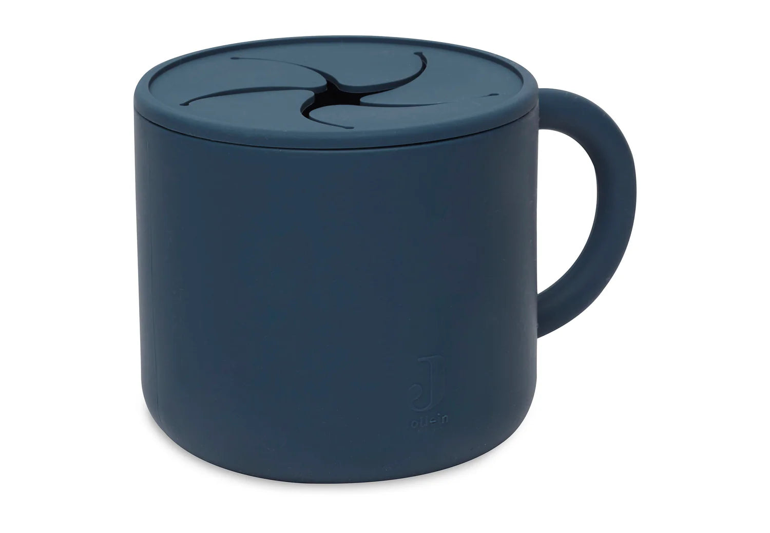 Snackbecher-Silikon-Jeans Blue - von Jollein