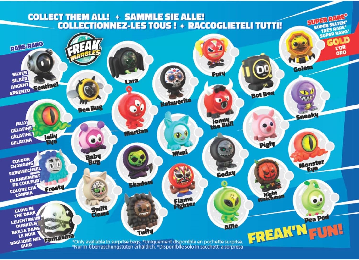 Freak Marbles Set