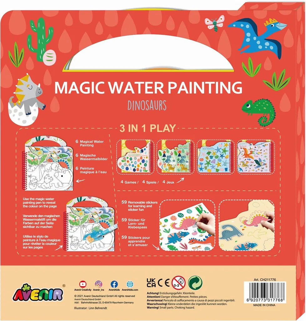 Magic Water Painting Dinosaurs