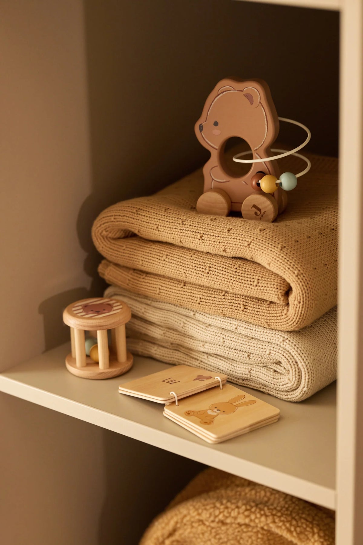 Holz-Geschenkset-Bear Brave-Jollein