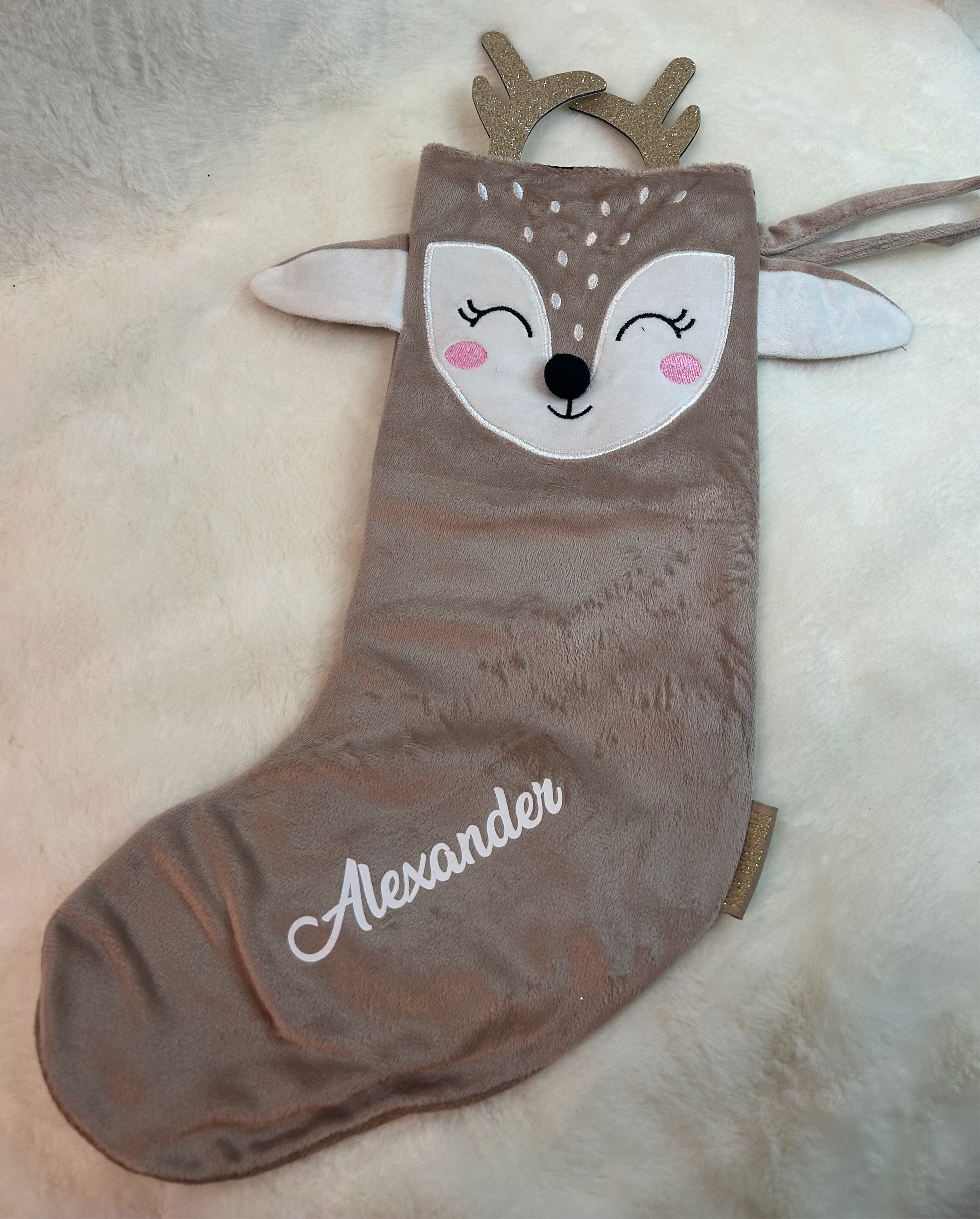 Nikolaus Reh oder Fuchs Strumpf optional mit Name