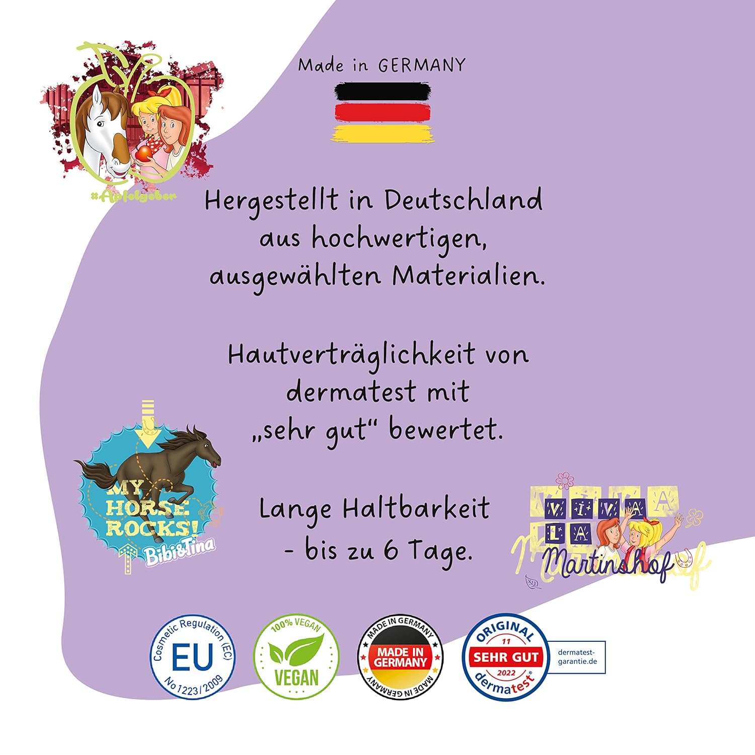 Papierdrachen 100 Metallic-Tattoos für Kinder - Hautfreundliche Kindertattoos Bibi & Tina Freundschaft - Glitzer Tattoo - Geburtstagsmitgebsel - Für Jungen und Mädchen - in Deutschland hergestellt