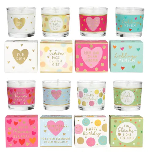 Kerzen in Geschenkbox Depesche