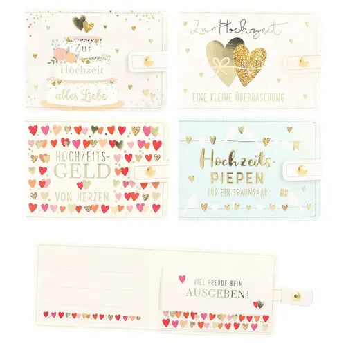 Hochzeit Papier Geldbörse Depesche