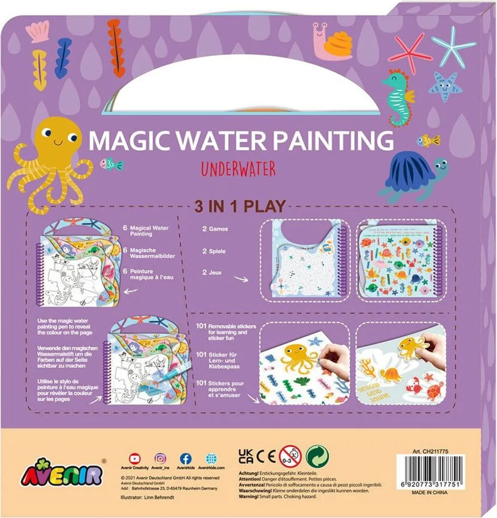Magic Water Painting Unter Wasser