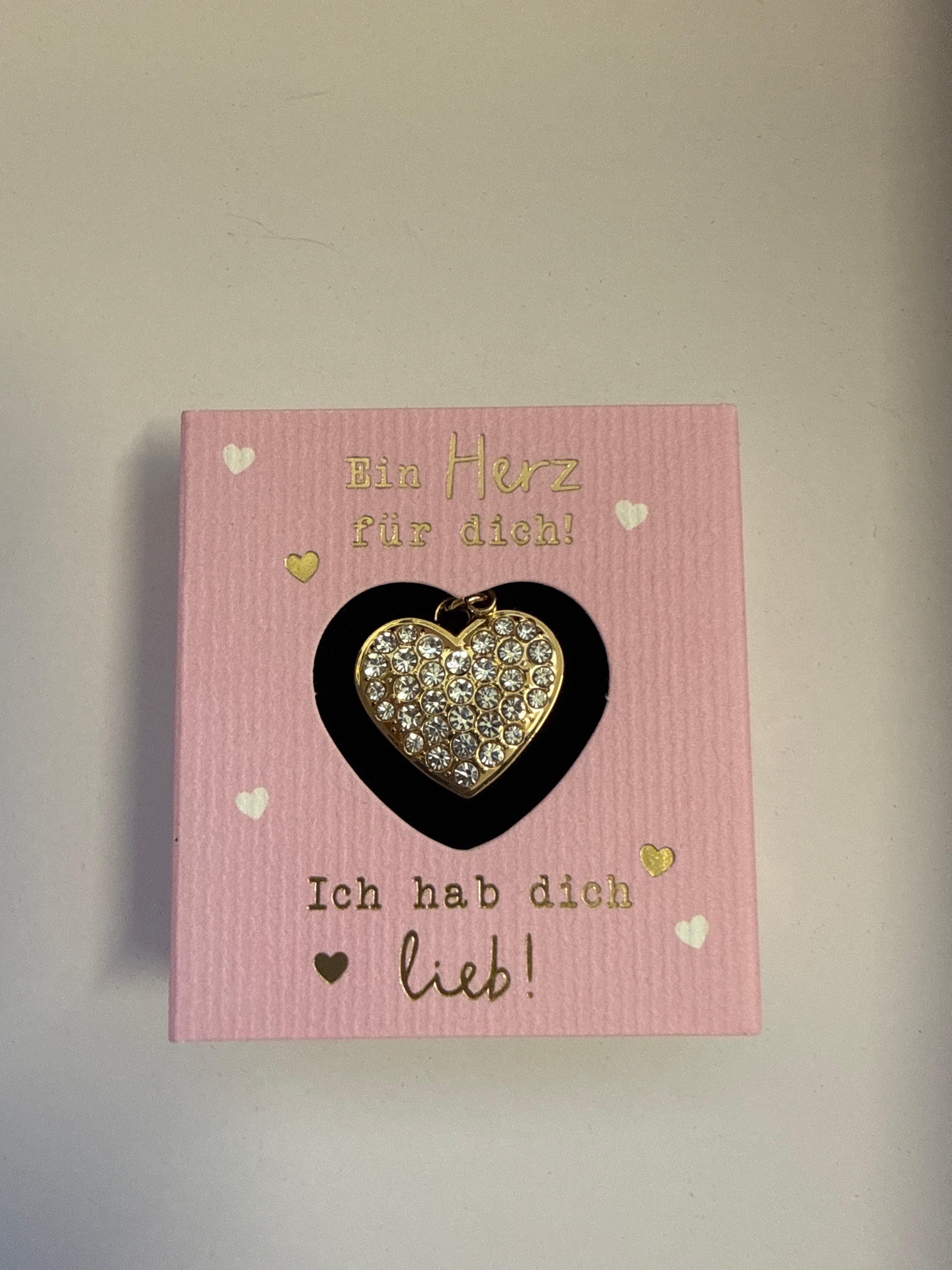 Glamour Anhänger Ein Herz für dich   Depesche