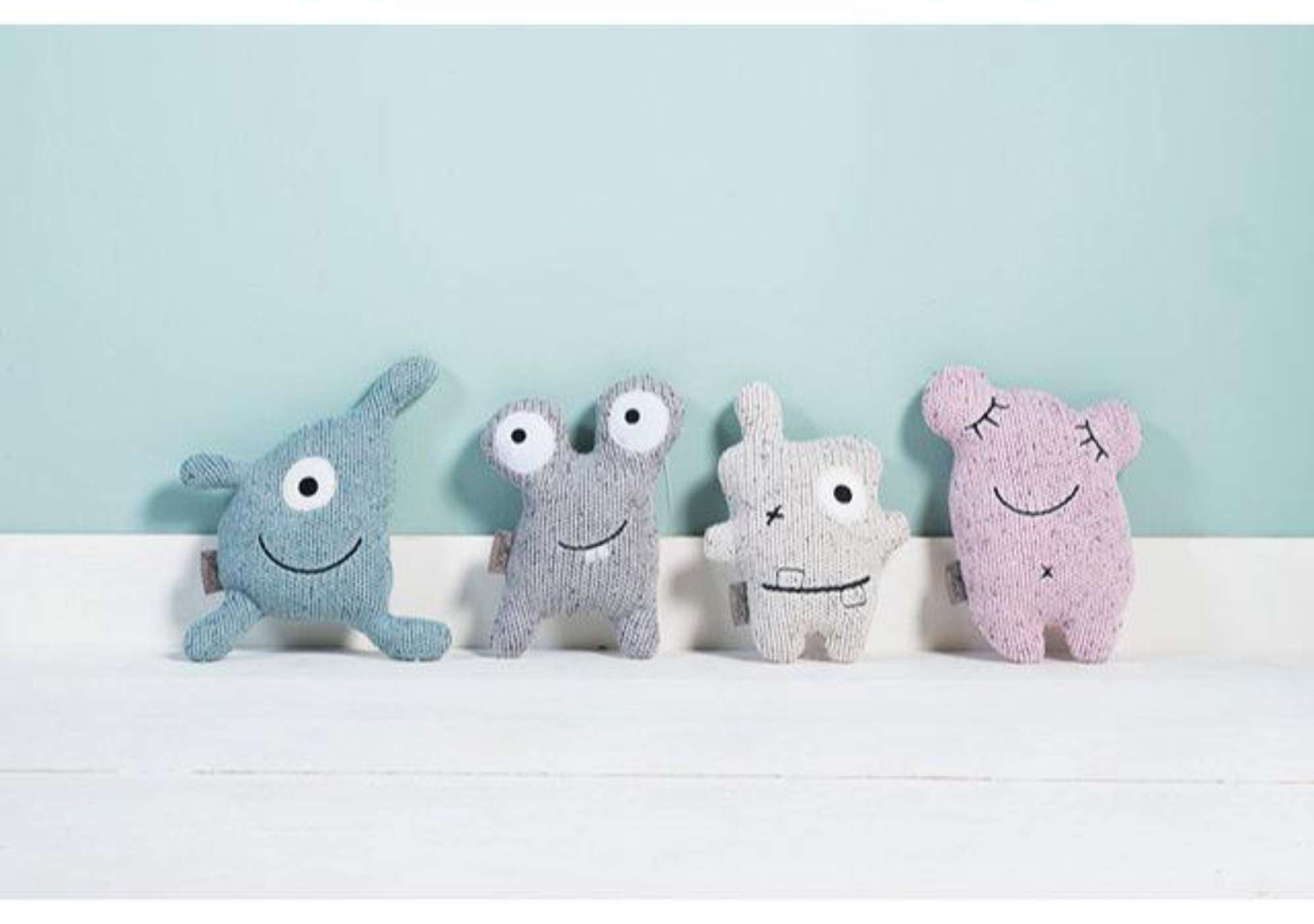 Jollein Schmusetier Confetti monster vintage rosa
