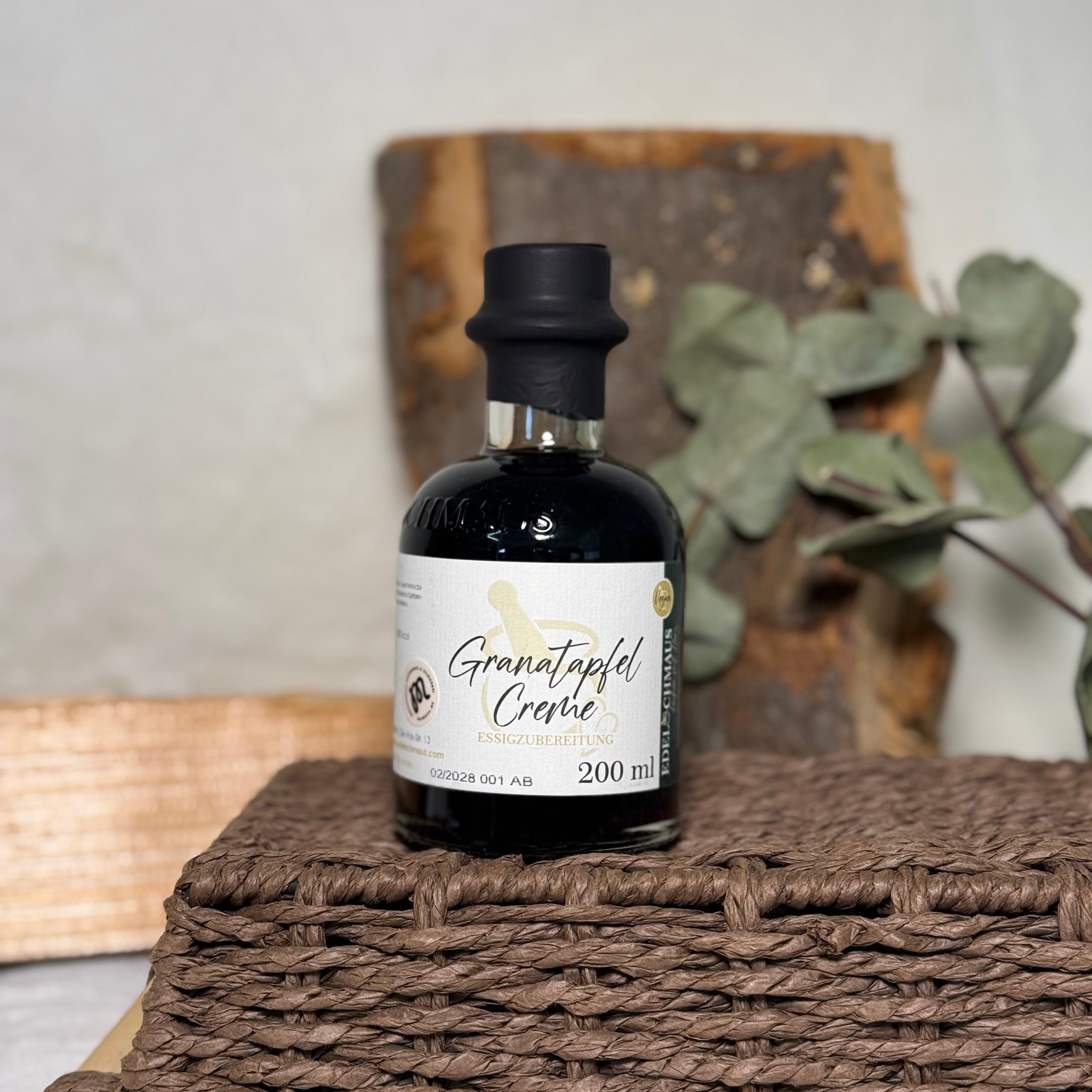 Essigzubereitung Granatapfel Creme - Edelschmaus