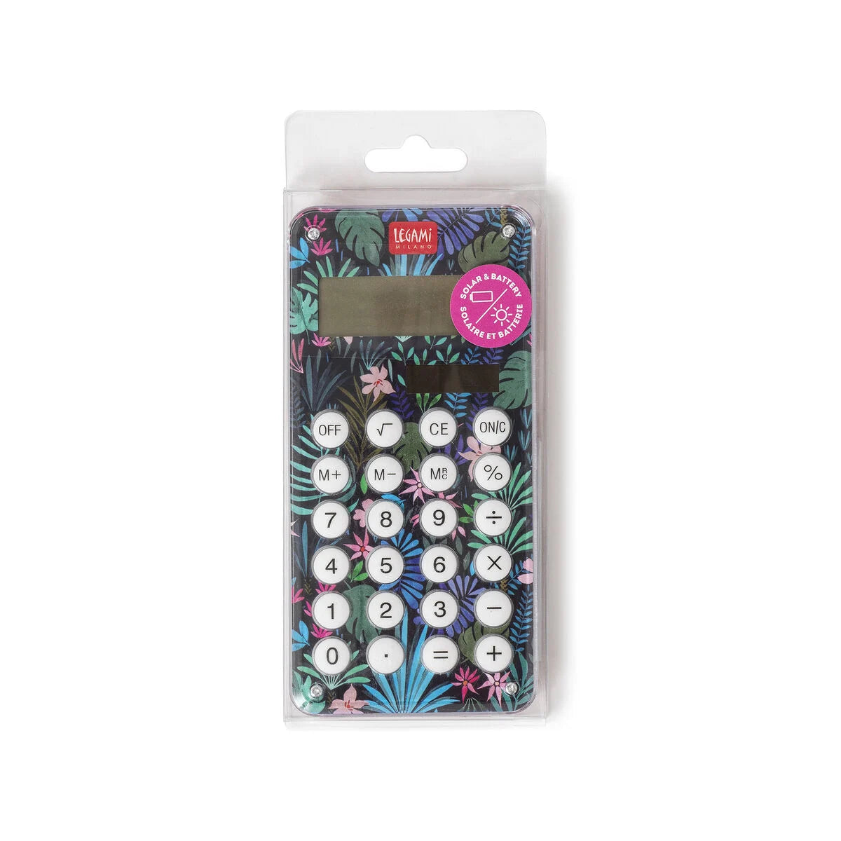 Taschenrechner mit Labyrinth auf der Rückseite Flora - Calcoolator Legami