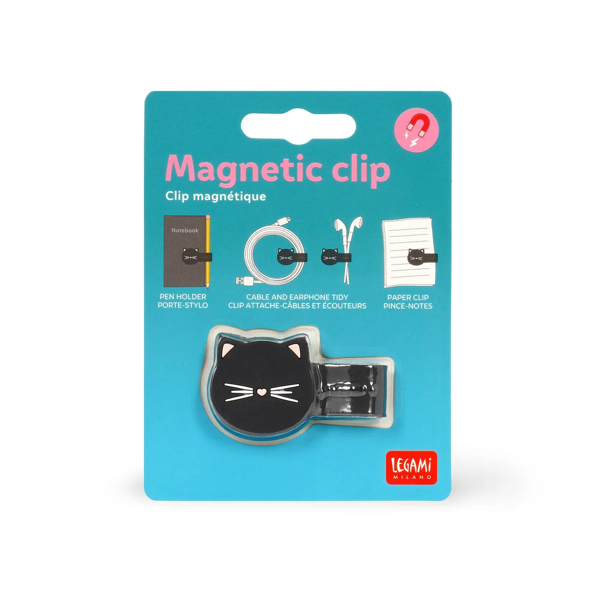 Kitty Magnetclip Legami Lesezeichen
