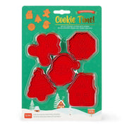 Set of 5 Cookie Cutters with Stamps - Cookie Time! Legami Keks Ausstecher
