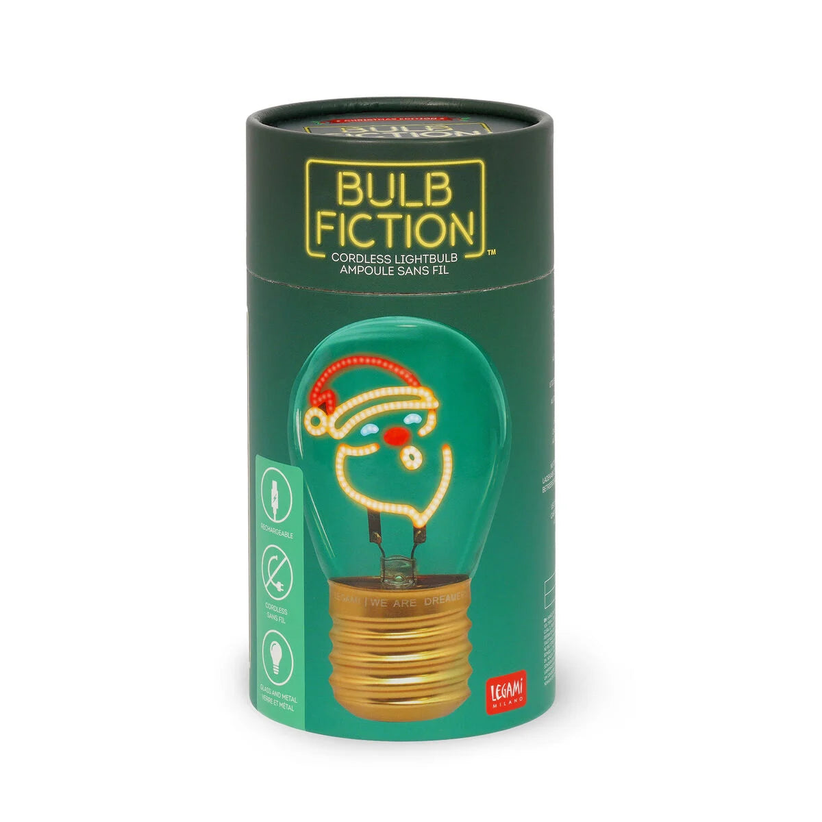 Deko-Tischlampe in Glühbirnenform - Santa Claus - Bulb Fiction Legami