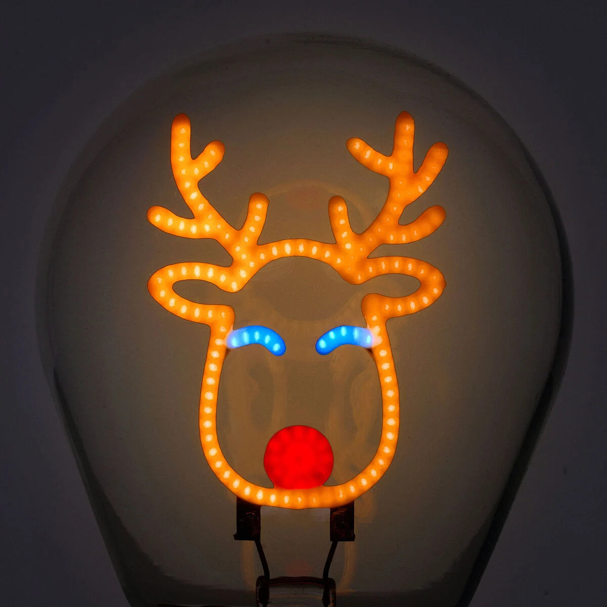 Deko-Weihnachtstischlampe in Glühbirnenform - Reindeer - Bulb Fiction Legami