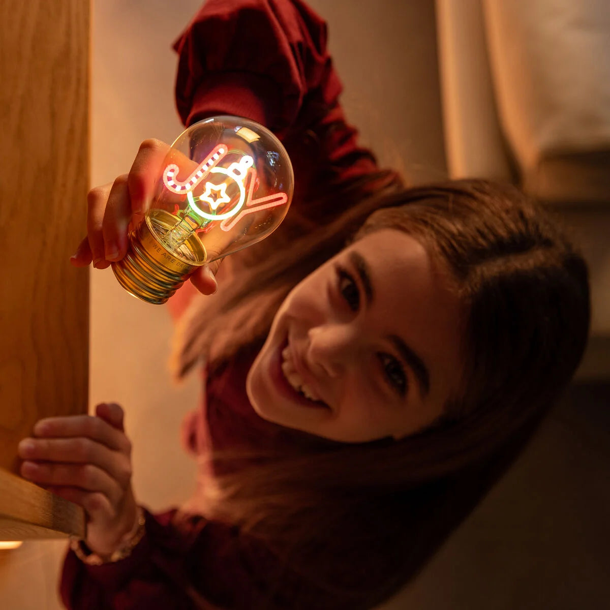 Deko-Tischlampe in Glühbirnenform - Joy - Bulb Fiction Legami