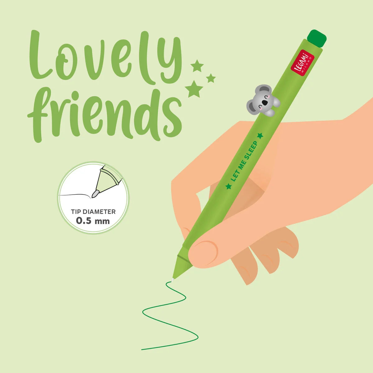 Koala Legami Gelstift - Lovely Friends