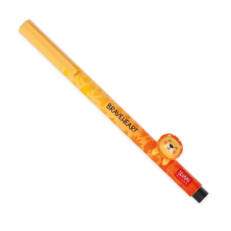 Löwe Lovely Friends Gelstift mit Deko-Tierchen -  Legami