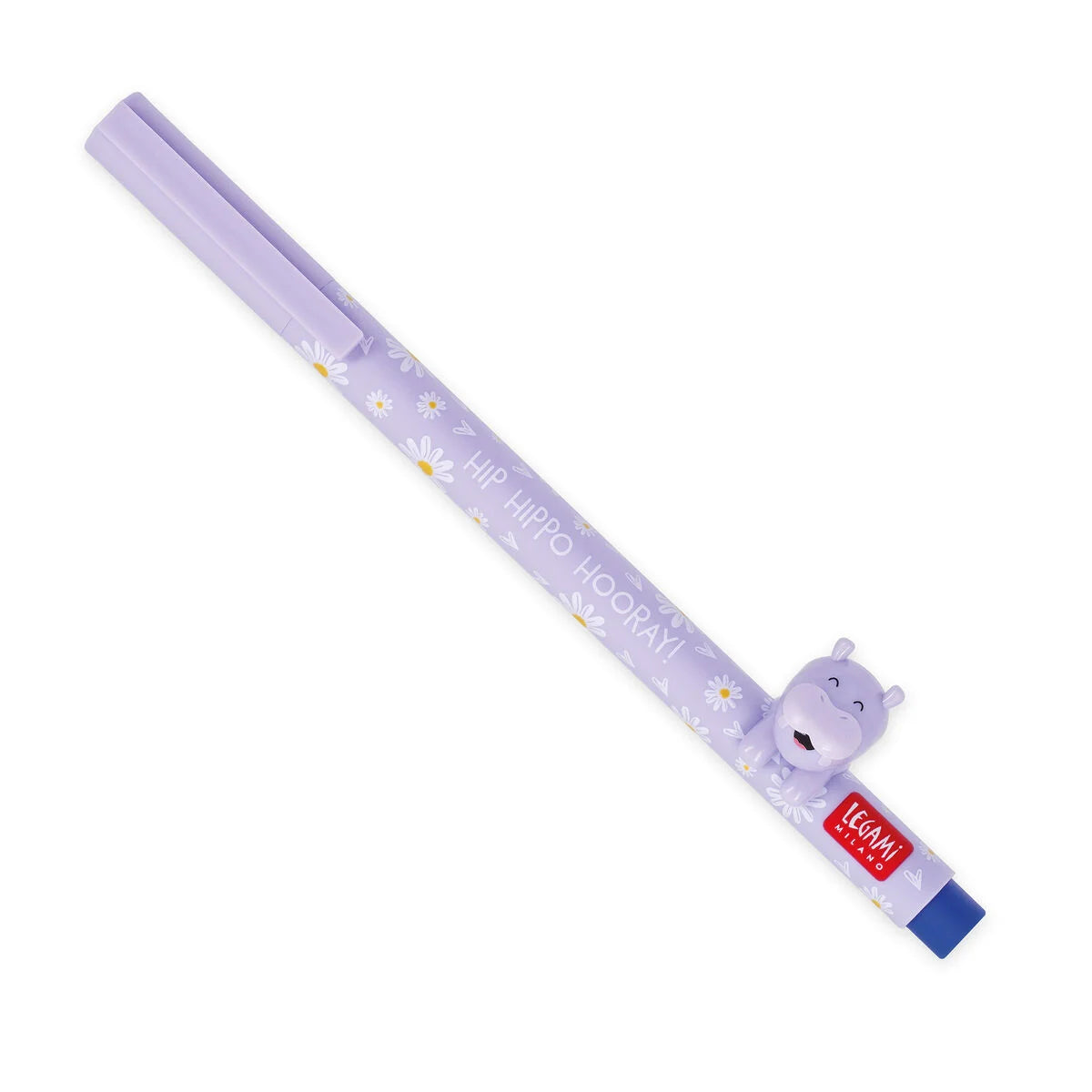 Gelstift mit Deko-Tierchen Hippo „Hip Hippo Hooray“ - Lovely Friends Legami
