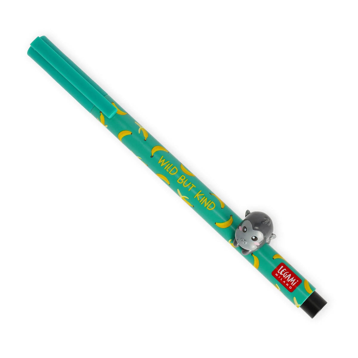 Stift mit Deko-Tierchen Gorilla „Wild but Kind“ - Lovely Friends