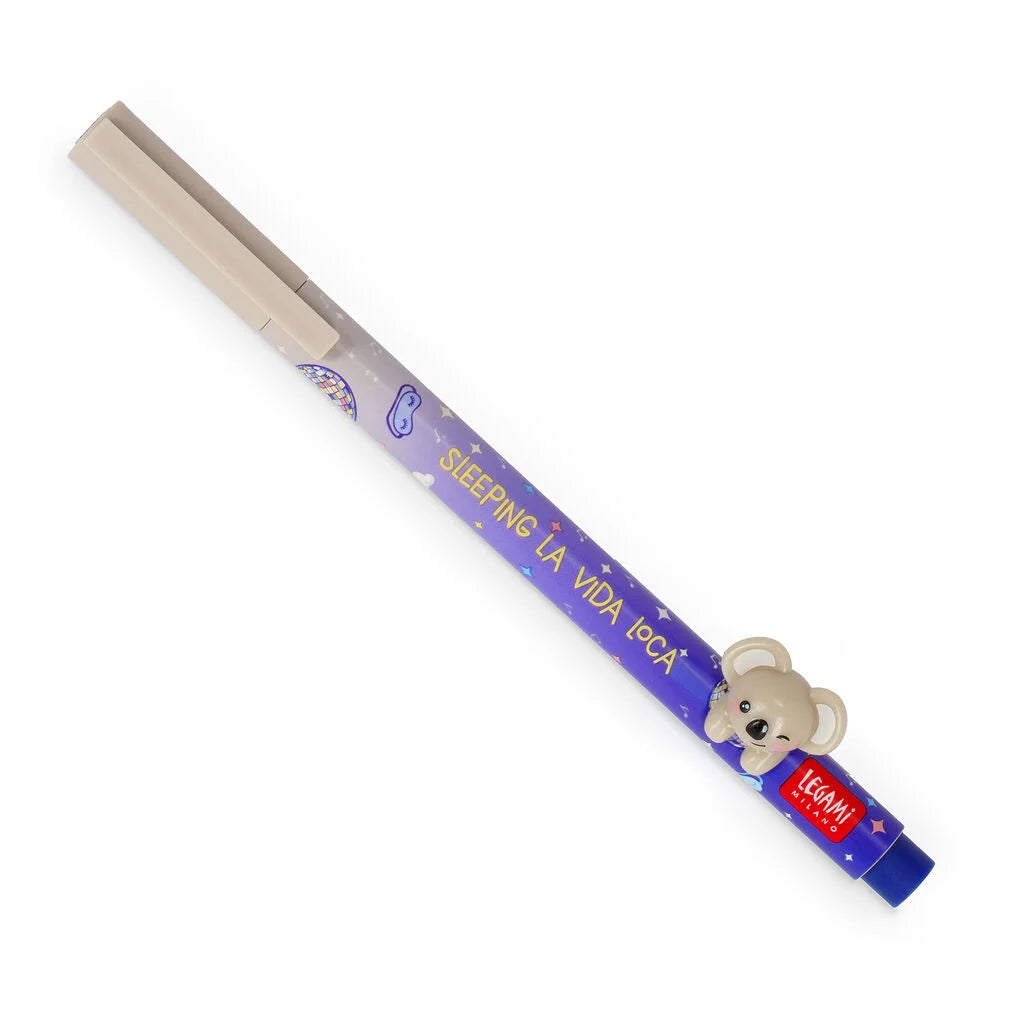 Stift mit Deko-Tierchen Koala „Sleeping la Vida Loca“ - Lovely Friends Legami