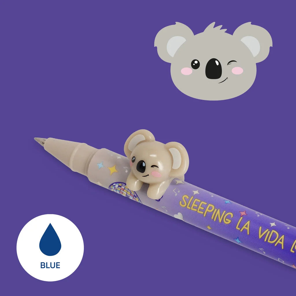 Stift mit Deko-Tierchen Koala „Sleeping la Vida Loca“ - Lovely Friends Legami