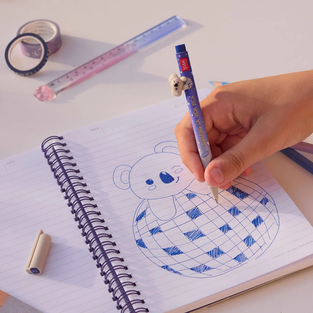 Stift mit Deko-Tierchen Koala „Sleeping la Vida Loca“ - Lovely Friends Legami