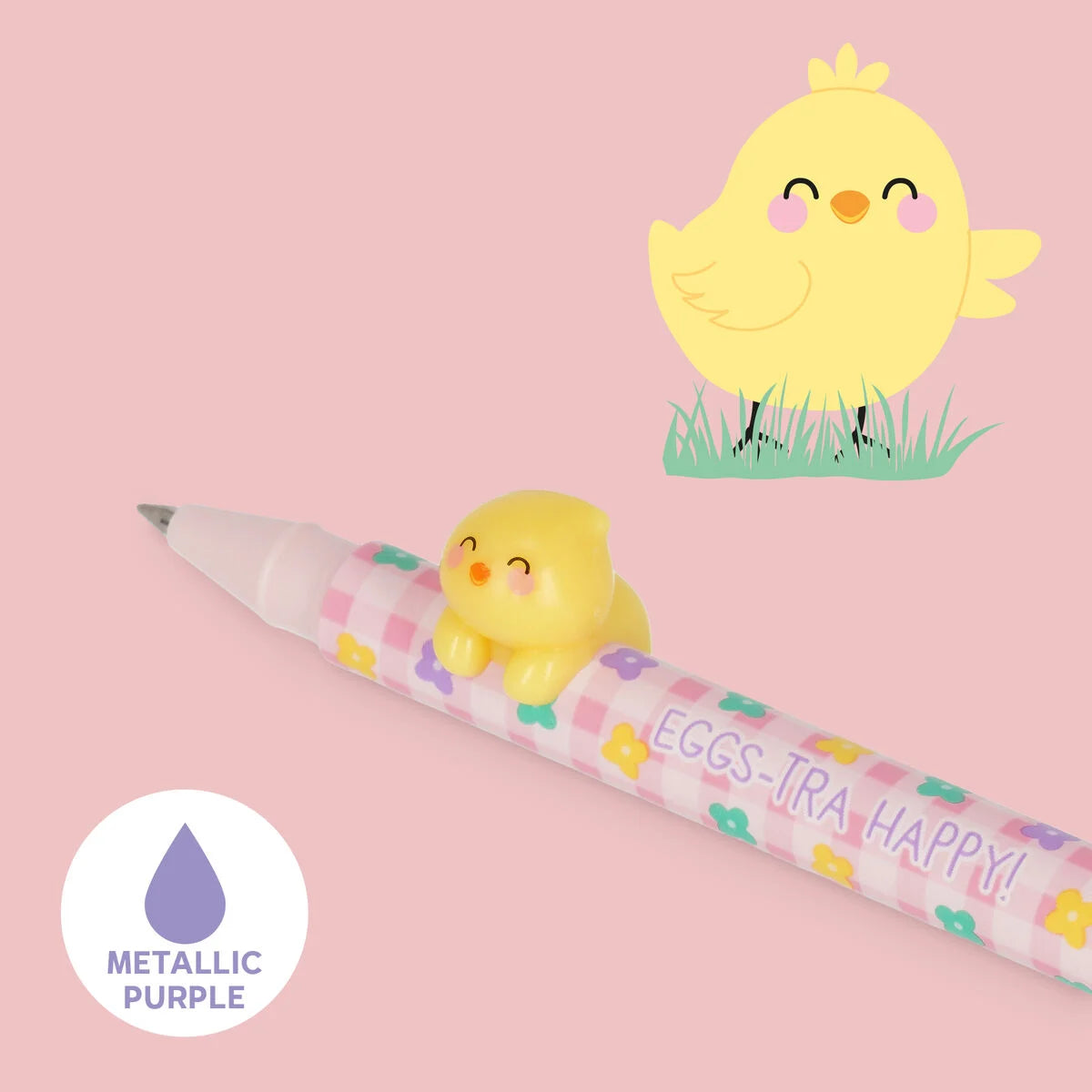‼️‼️2 Stück pro Bestellung bestellbar‼️‼️ Limited Edition Set aus 2 Gelstiften mit Deko-Tierchen - Lovely Friends - Hoppy Easter - Legami