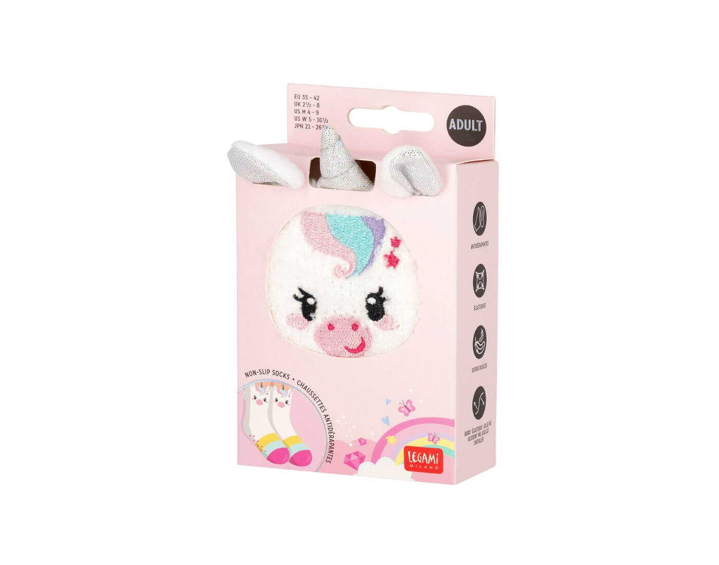 Legami Anti-Rutsch-Socken - Unicorn 26-34