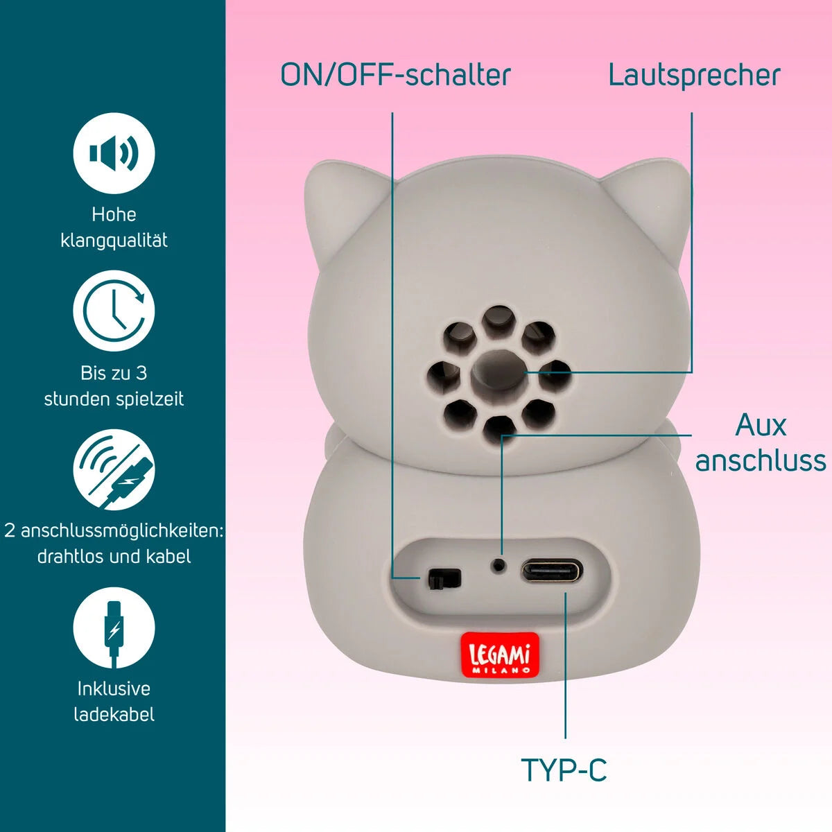 Speaker Wireless - Kitty Legami