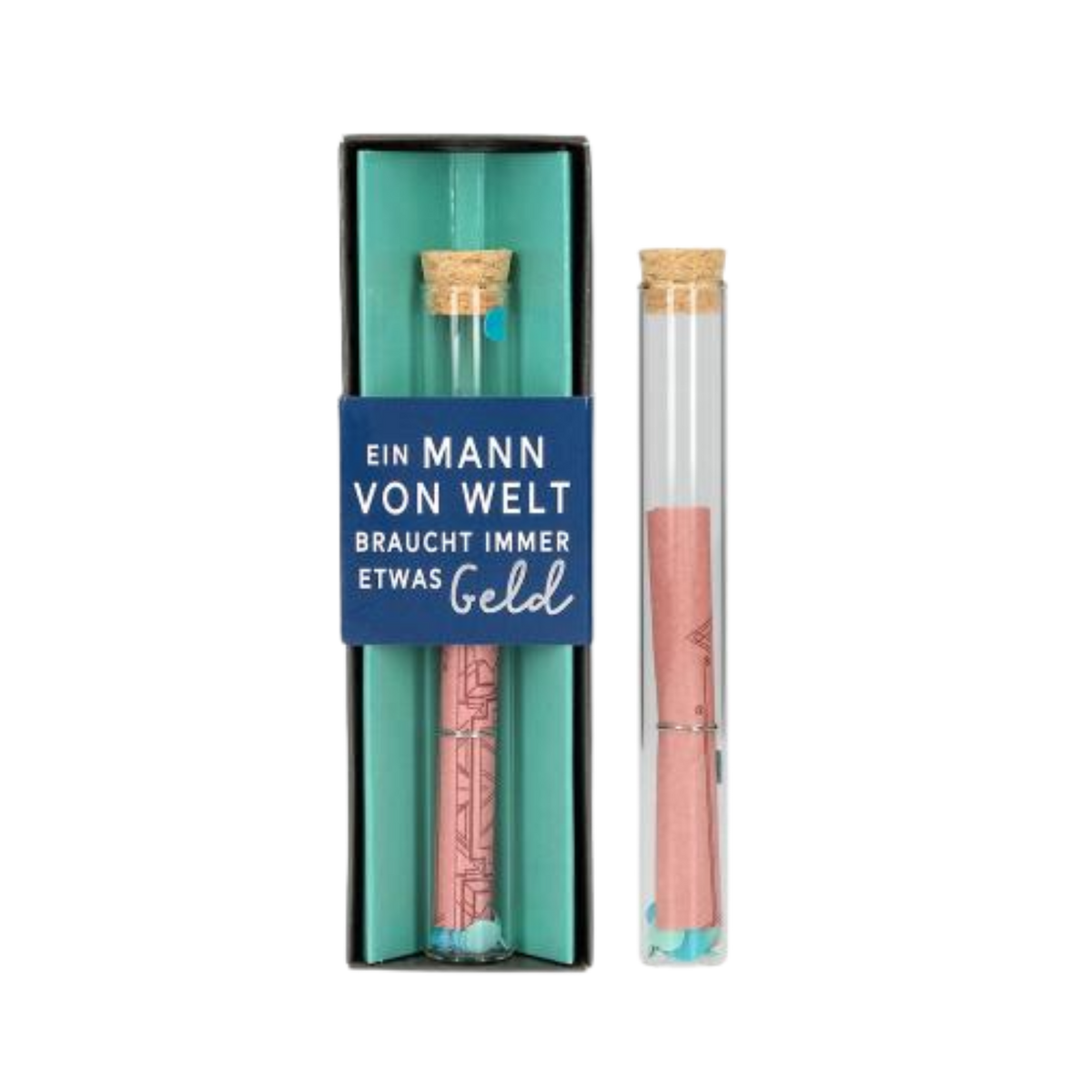 WUNSCHERFÜLLER Geldgeschenk im Glas in Geschenkschachtel