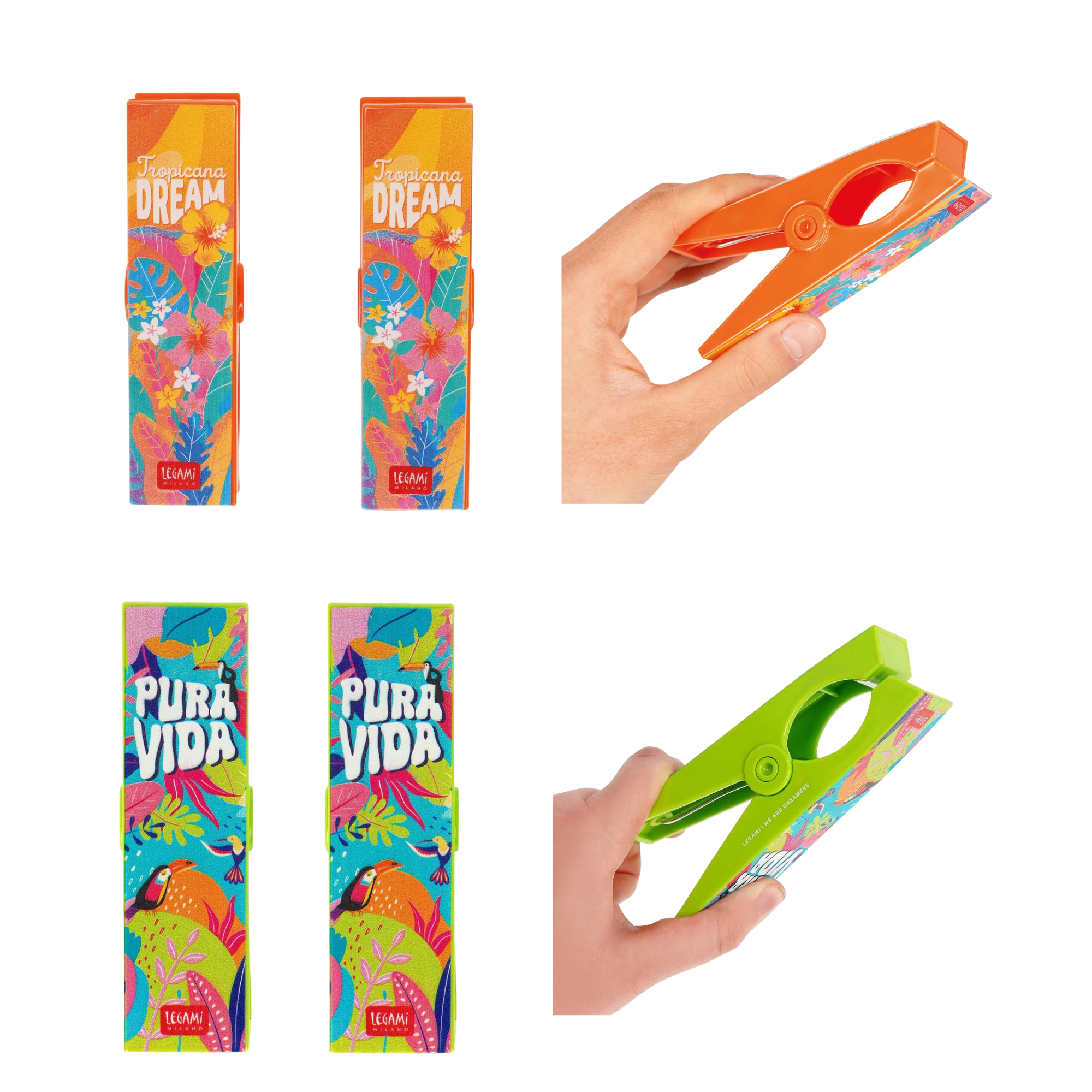 Set mit 2 Strandtuch-Clips - Legami