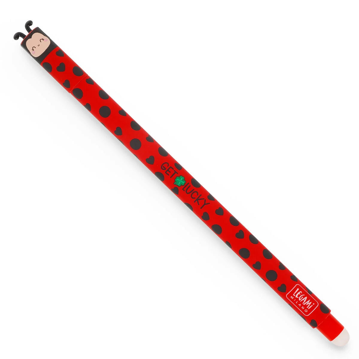 Löschbarer Gelstift Ladybug „Get Lucky“ - Erasable Pen- Legami