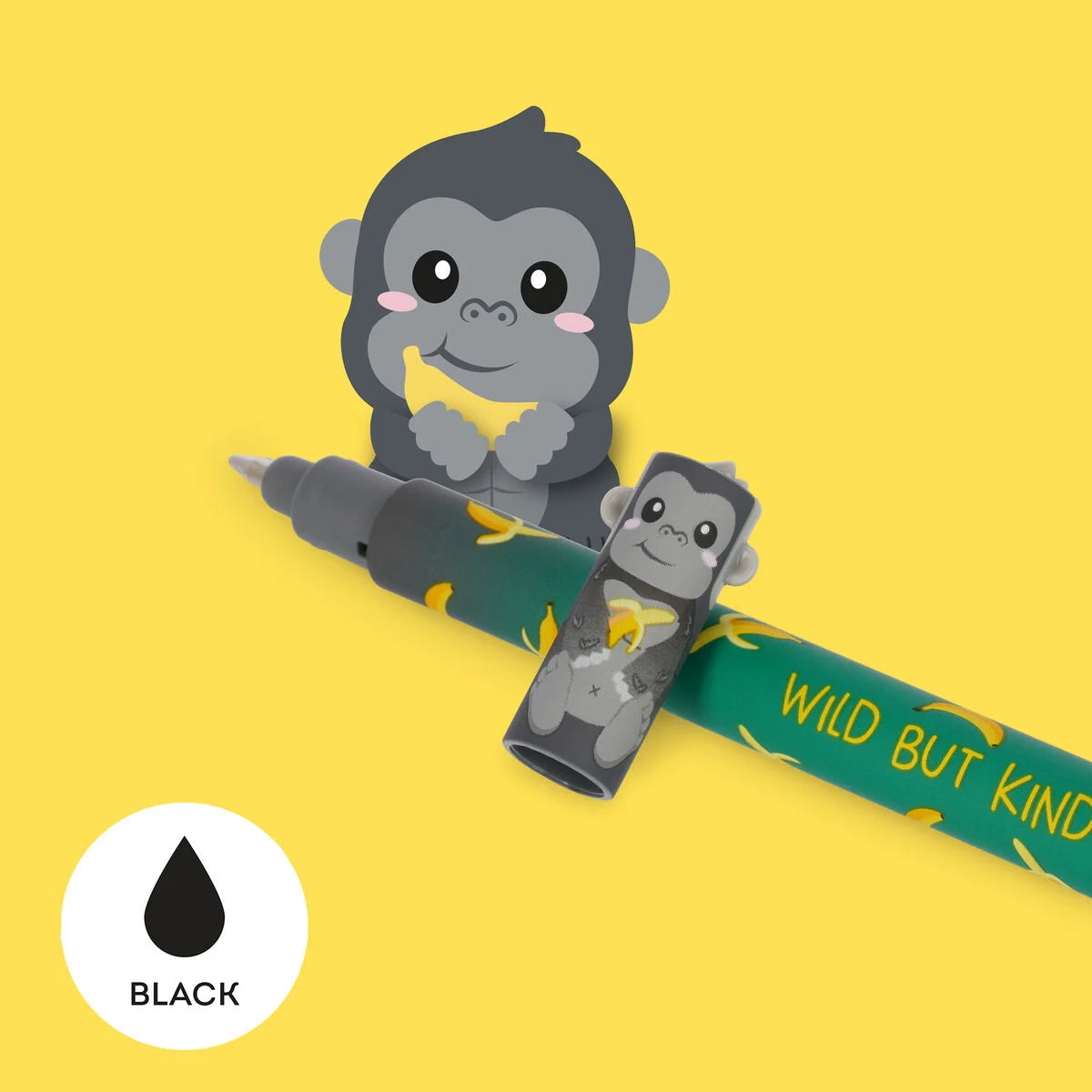 Löschbarer Stift Gorilla „Wild but Kind“ - Erasable Pen