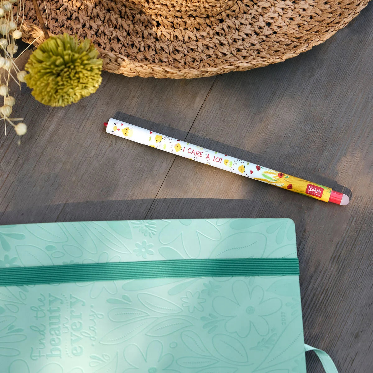 Löschbarer Stift Hen „I Care a Lot“ - Erasable Pen Henne