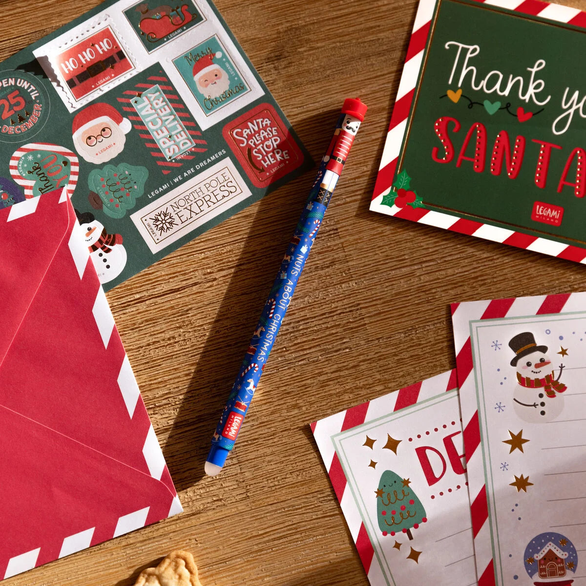 Set mit 3 Löschbaren Gelstiften - The Nutcracker - Erasable Pen Legami Limited Edition