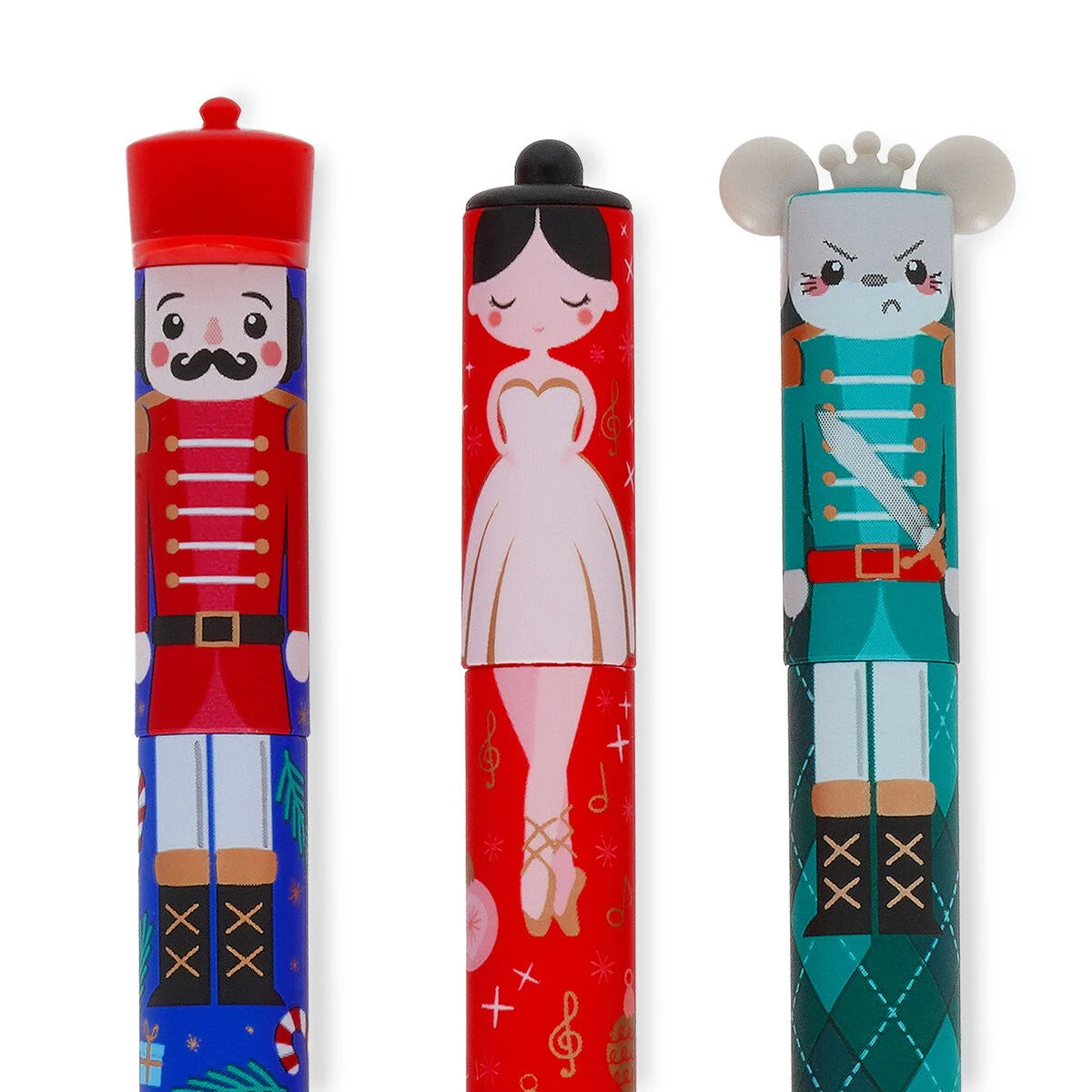 Set mit 3 Löschbaren Gelstiften - The Nutcracker - Erasable Pen Legami Limited Edition