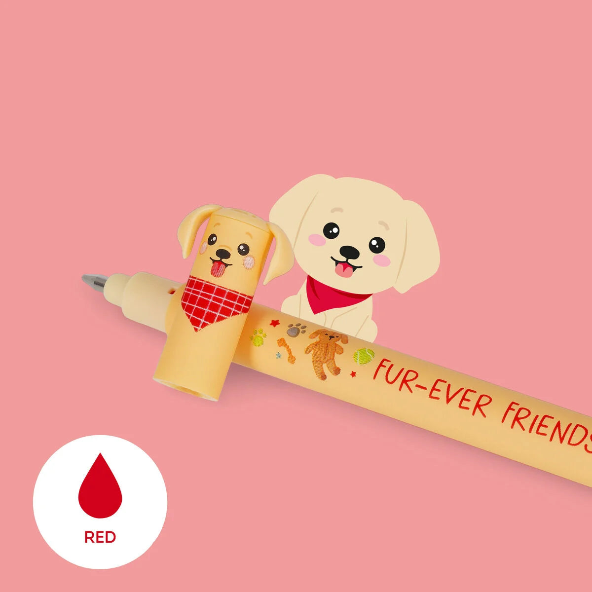 Set mit 3 Löschbaren Gelstiften - Erasable Pen - Fur-ever Friends  Back to school 26 Erasable pens set Limited Edition