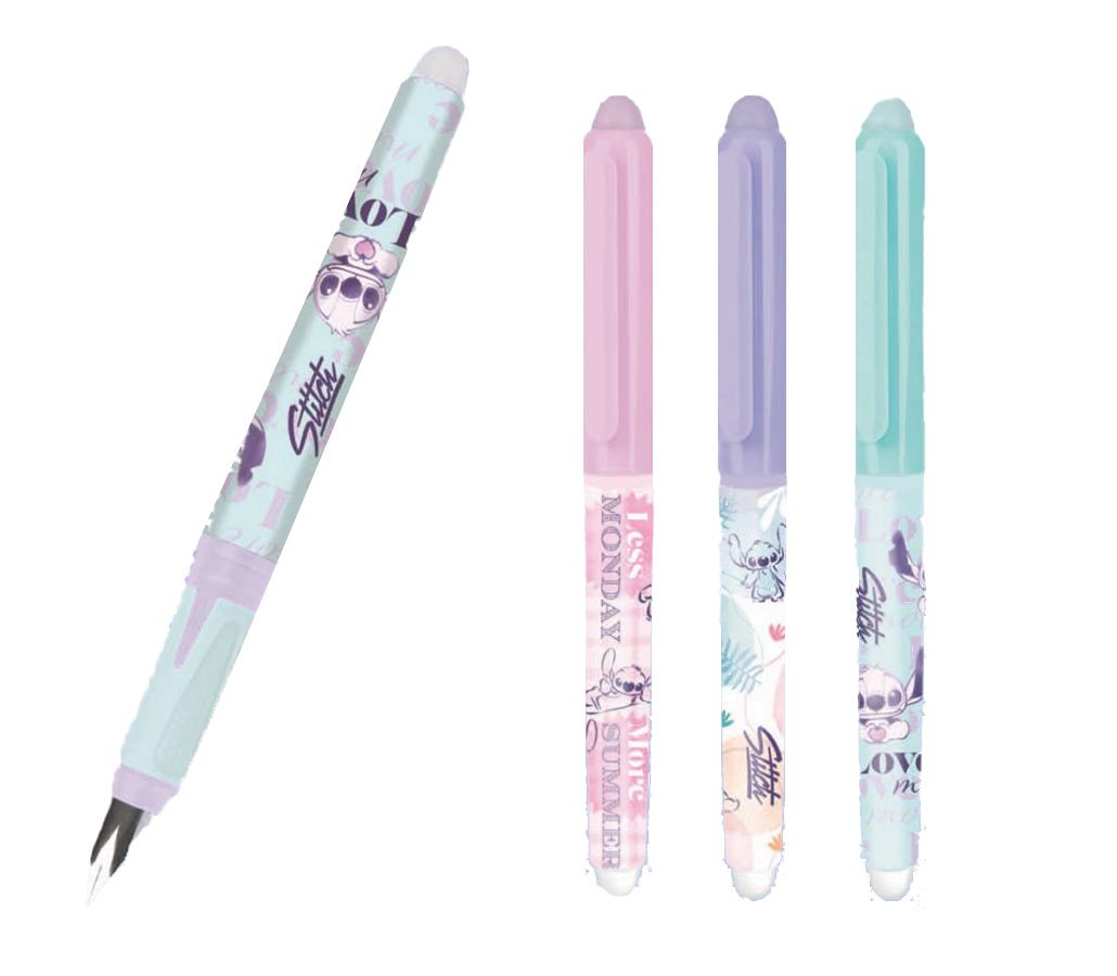 Erasable Fountain Pen -  radierbarer Gelstift STITCH Disney - McNeill