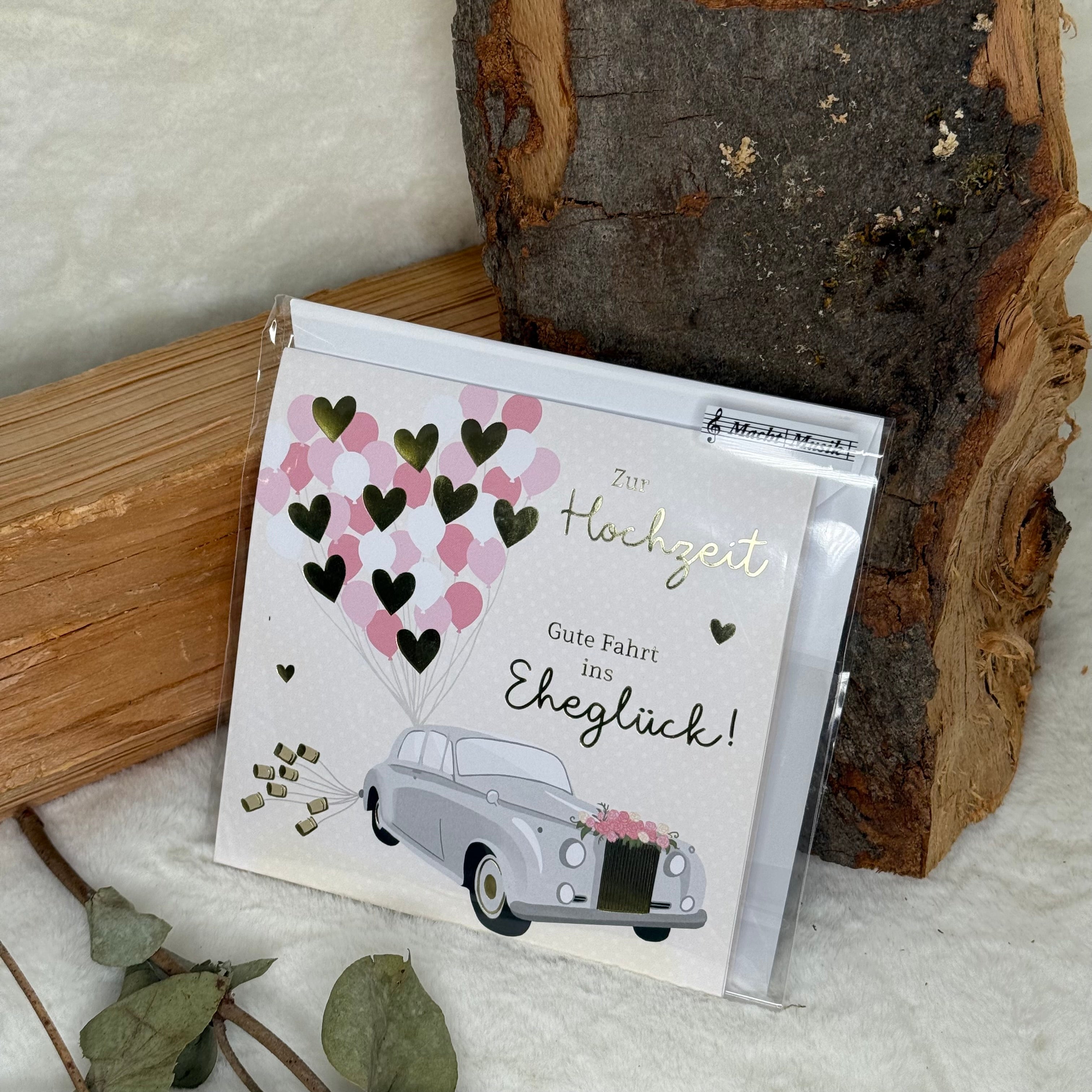 Zur Hochzeit Musikkarte - Depesche
