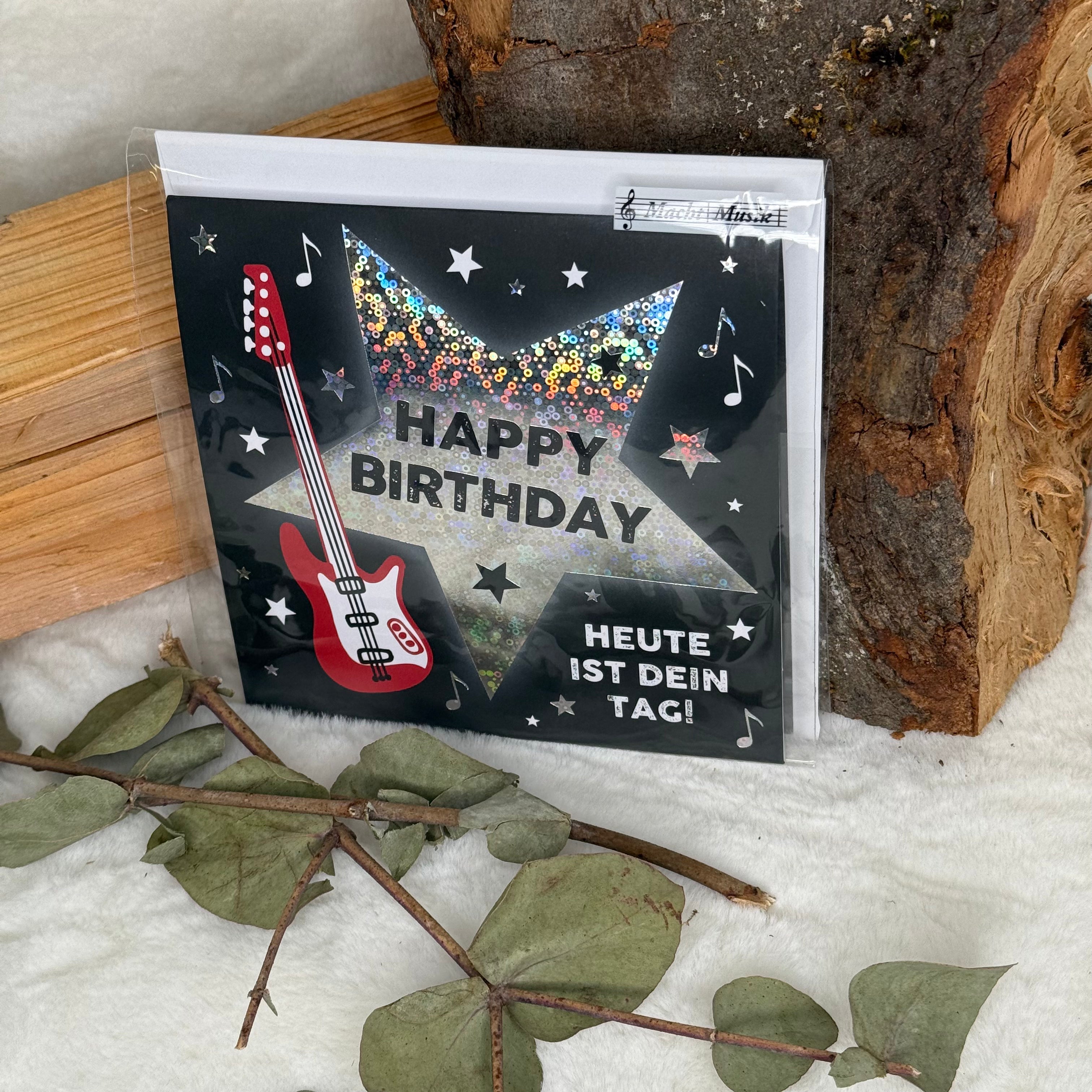 Happy Birthday Musikkarte - Depesche