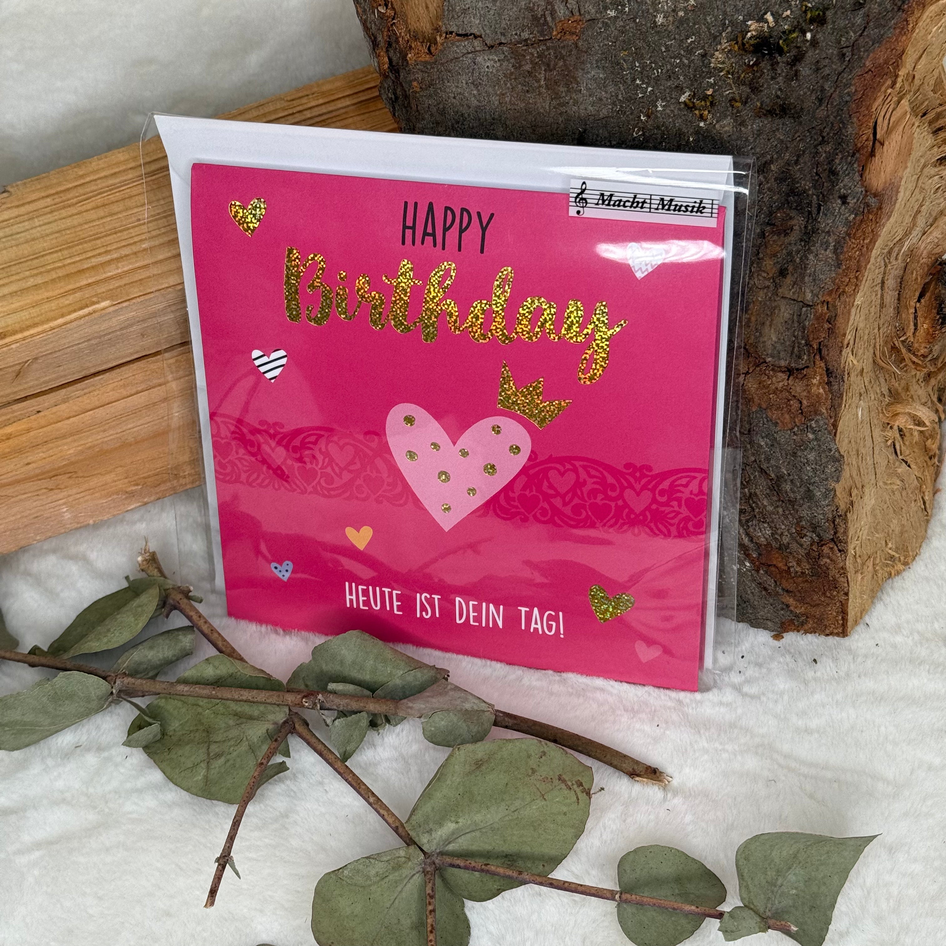 Happy Birthday Musikkarte - Depesche