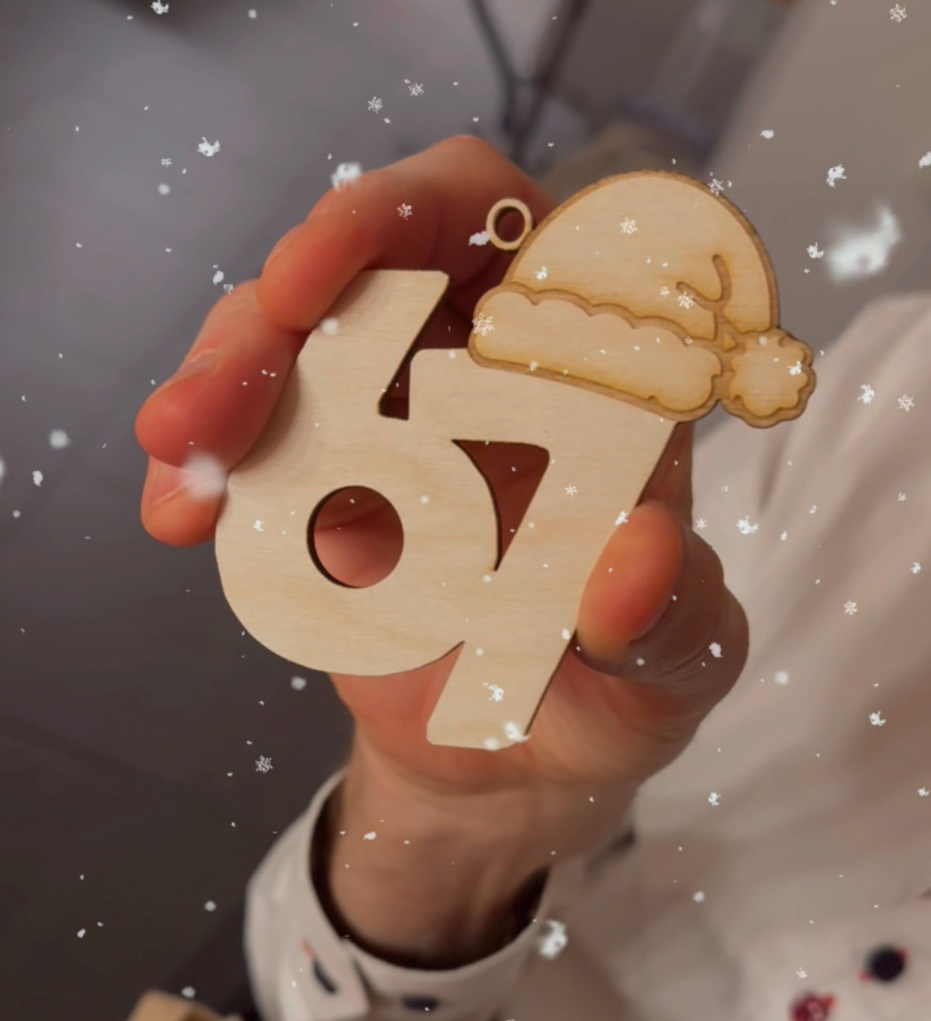 67 Six Seven Weihnachtsbaum Geschenkanhänger