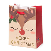 Weihnachtsgeschenktüte Rentier -  Groß - Legami