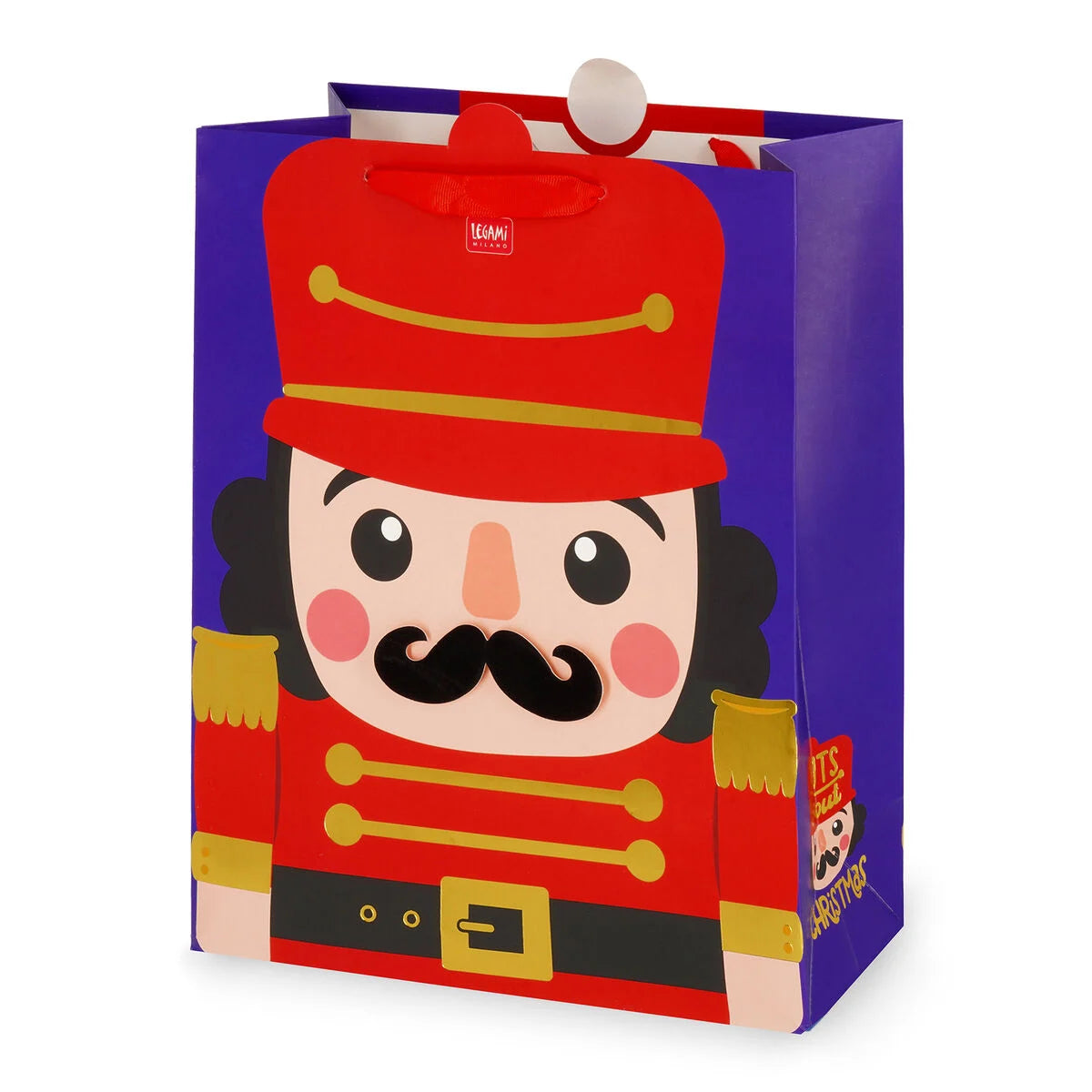 Weihnachtsgeschenktüte Nussknacker - Mittel - Legami